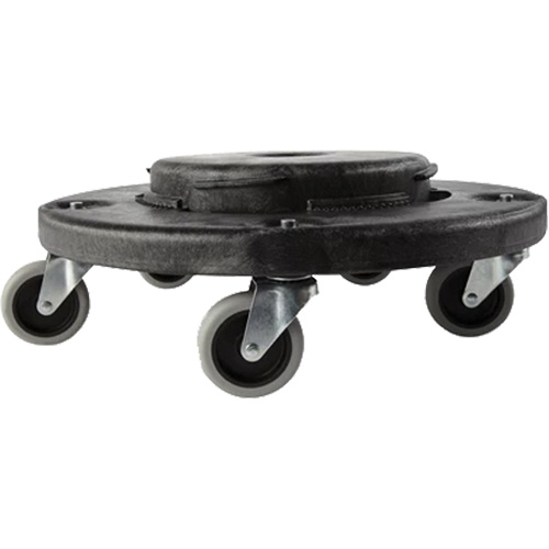 Brute&reg; Dolly, Polyethylene, Black, Fits: 20 - 55 US Gal. Superchem Industries