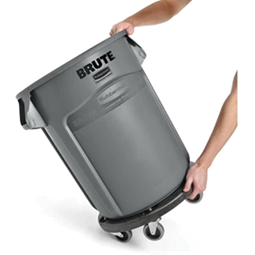 Brute&reg; Dolly, Polyethylene, Black, Fits: 20 - 55 US Gal. Superchem Industries