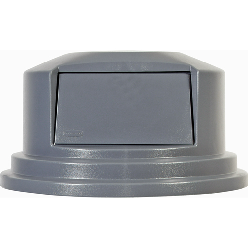 Round Brute&reg; Tops, Dome Lid, Plastic/Polyethylene, Fits Container Size: 26-1/2" Dia. Superchem Industries