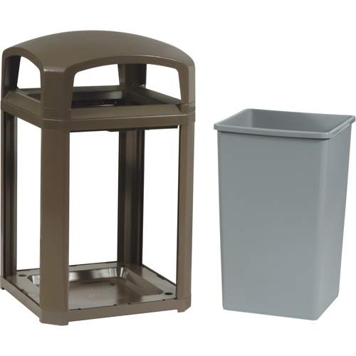 Cadre pour contenant Landmark Series Classique a/enveloppe rigide, Acier galvanis&eacute;, 35 gal. US Superchem Industries