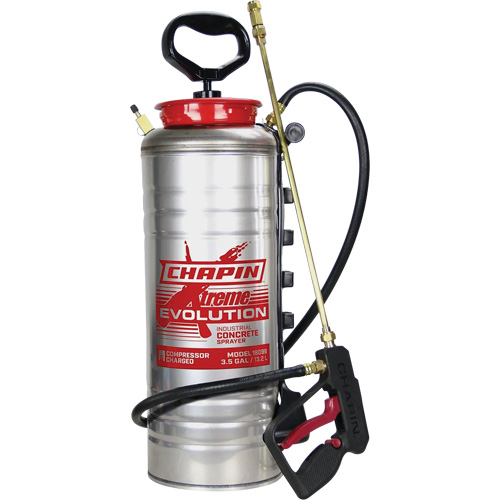 Pulv&eacute;risateur de b&eacute;ton &agrave; r&eacute;servoir Evolution, 3,5 gal. (13,2 L), Acier inoxydable, Lance de 19" Superchem Industries