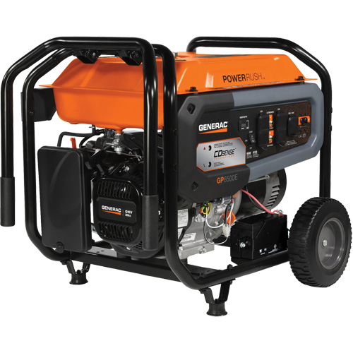 Portable Generator with COsense&reg; Technology, 8125 W Surge, 6500 W Rated, 120 V/240 V, 7.9 gal. Tank Superchem Industries