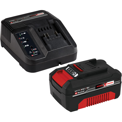 Power X-Change Battery & Charger Starter Kit, Lithium-Ion, 18 V Superchem Industries