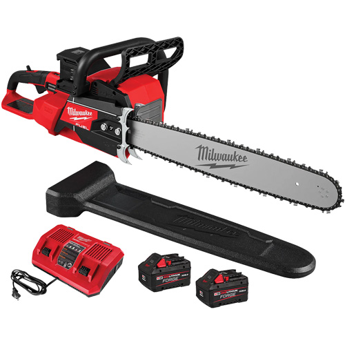 Fuel 20" Dual Battery Chainsaw Kit, Battery Powered, 5.8 HP Superchem Industries
