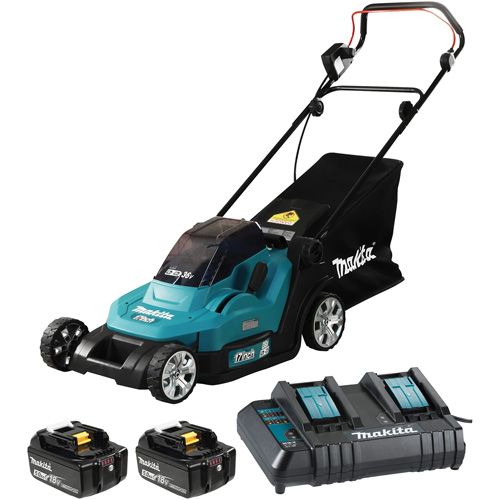 36V 5.0 Ah LXT Lawn Mower Kit, Push Walk-Behind, Battery Powered, 17" Cutting Width Superchem Industries