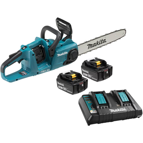 LXT 5.0Ah Brushless Rear Handle Chainsaw Kit, 16", Battery Powered, 36 V Superchem Industries