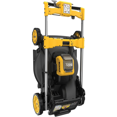 Trousse tondeuse &agrave; gazon autopropuls&eacute;e sans balais sans fil avec roues motrices arri&egrave;res 60 V MAX*, Pouss&eacute;e automatique, &agrave; pile Superchem Industries