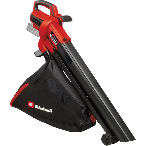 Souffleur/aspirateur/broyeur de feuilles 300 pi³/min 3 en 1 sans fil, 18 V, Vitesse d'air 130,4 mi/h, &agrave; pile Superchem Industries
