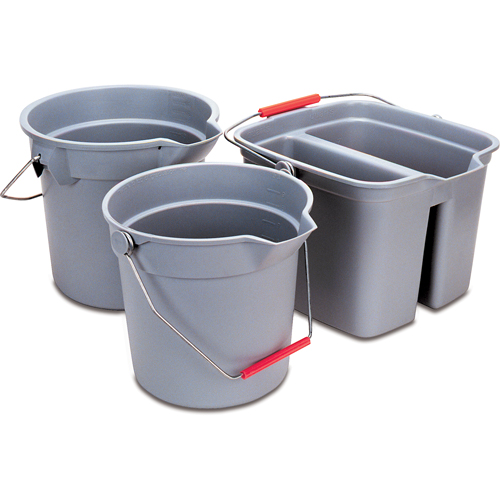 Brute&reg; Bucket, 3.5 US Gal. (14 qt.) Capacity, Grey Superchem Industries