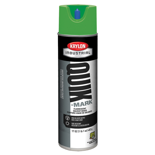 Industrial Quik-Mark Solvent-Based Inverted Marking Paint, 17 oz., Aerosol Can Superchem Industries