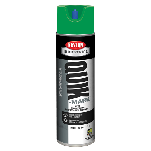 Industrial Quik-Mark Solvent-Based Inverted Marking Paint, 17 oz., Aerosol Can Superchem Industries