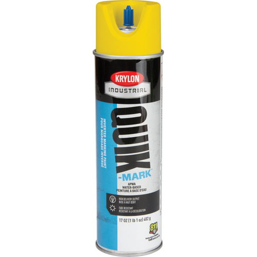 Peinture de marquage industrielle invers&eacute;e &agrave; base d'eau Quik-Mark, 17 oz, Canette a&eacute;rosol Superchem Industries