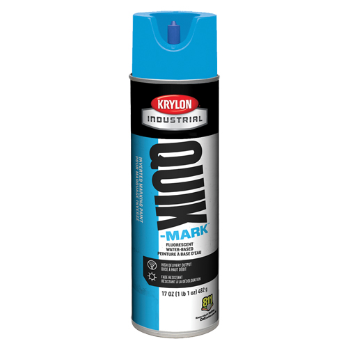 Peinture de marquage industrielle invers&eacute;e &agrave; base d'eau Quik-Mark, 17 oz, Canette a&eacute;rosol Superchem Industries