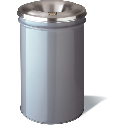 Cease-Fire&reg; Waste Cans, Metal, 4.5 US Gal. Superchem Industries
