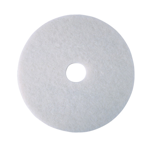 Floor Pad, 17", Polish, White Superchem Industries