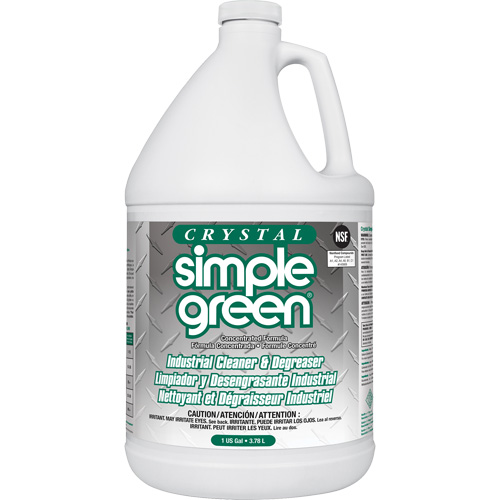 Crystal Simple Green&reg; Industrial Cleaner & Degreaser, 1 gal., Jug Superchem Industries