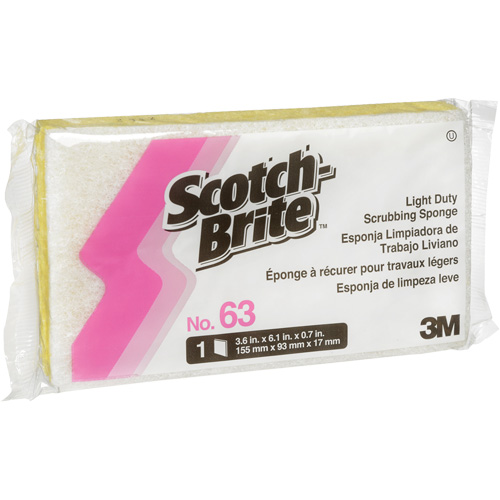 &eacute;ponge &agrave; r&eacute;curer pour les petits travaux Scotch-Brite, Cellulose/&agrave; r&eacute;curer, 3-1/2" la x 6" l Superchem Industries