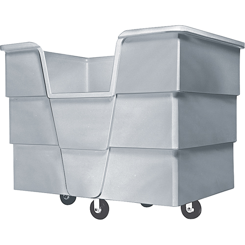 Jumbo Starcart Box Truck, Polyethylene, 65" L x 45" W x 54" H, 60 cu. ft. Volume, 1500 lbs. Capacity Superchem Industries