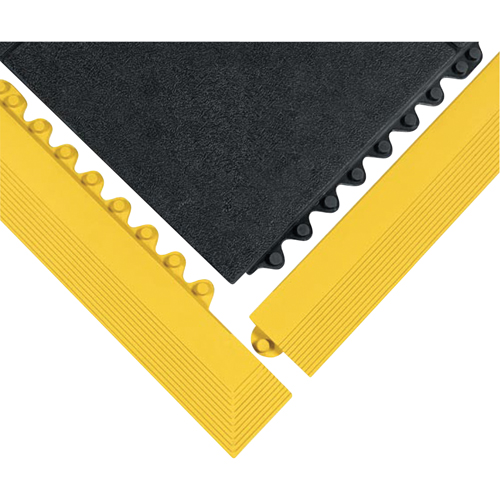 Tapis 24/Seven, Caoutchouc, 3' la c, 3' lo, 5/8" &eacute;paisseur, Noir Superchem Industries