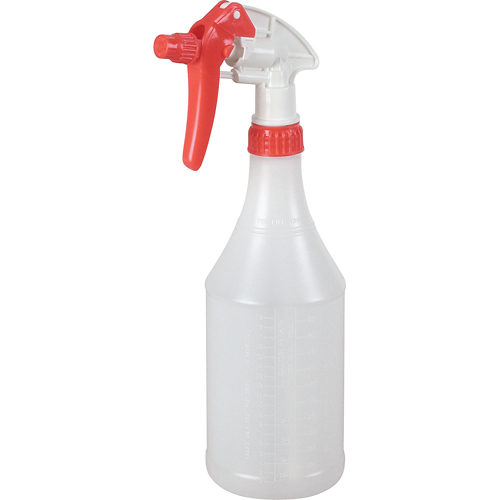 Round Spray Bottle with Trigger Sprayer, 24 oz. Superchem Industries
