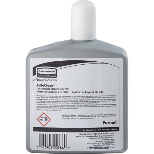 Produit d'entretien pour drain et nettoyeur de cuvette de rechange AutoClean de Purinel, 9,8 oz, Bouteille Superchem Industries