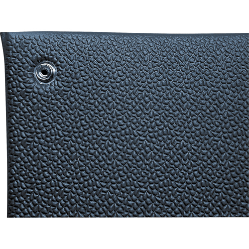 Tapis Comfort-King antistatique, 2' la x 3' lo x 3/8" &eacute;p, Rugueux, Bleu Superchem Industries