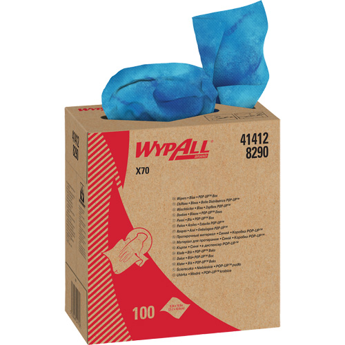 WypAll&reg; X70 Premium Industrial Cloths, Heavy-Duty, 16-4/5" L x 8-1/3" W Superchem Industries