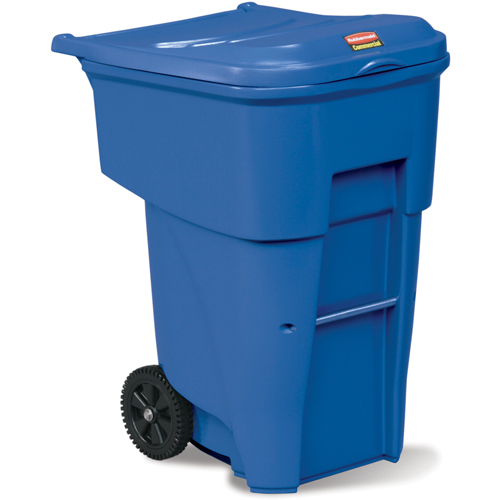 Brute&reg; Roll Out Containers, Curbside, Polyethylene, 95 US gal. Superchem Industries