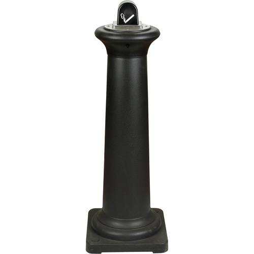 Groundskeeper Tuscan Cigarette Waste Collector, Free-Standing, Metal, 1 US gal. Capacity, 38-1/2" Height Superchem Industries
