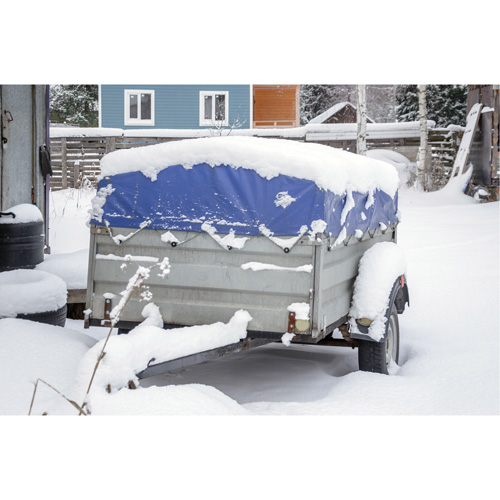 B&acirc;che, Standard, Bleu, 7' x 5' x 4 mils Superchem Industries