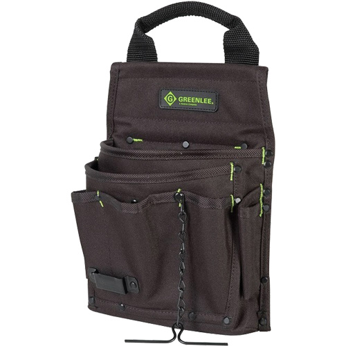 Sac &agrave; outils, Nylon, 7 pochettes, Noir Superchem Industries