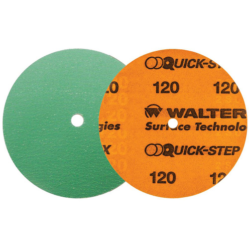 Quick-Step XX Sanding Disc, 6" Dia., 120 Grit, Ceramic Superchem Industries