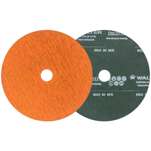Coolcut XX Sanding Disc, Aluminum Oxide/Ceramic, 24, 6" Dia x 7/8" Arbor Superchem Industries