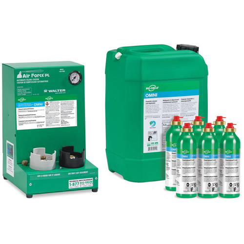 Trousse de d&eacute;marrage Air Force AF-OMNI, Cruche Superchem Industries