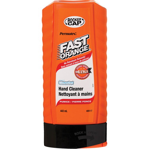 Hand Cleaner, Pumice, 443 ml, Bottle, Orange Superchem Industries