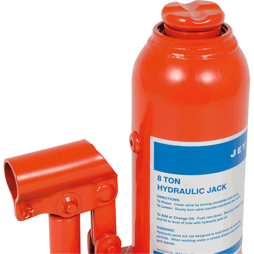 JHJ-8 Crics &agrave; bouteille pour usage tr&egrave;s intensif, 8 tonne(s), 15-3/8" Hauteur &eacute;lev&eacute;e Superchem Industries