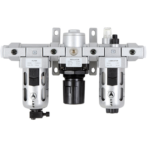 AFRLMI38 3-Piece Intermediate Air Filter, Regulator & Lubricator, 3/8" NPT Superchem Industries