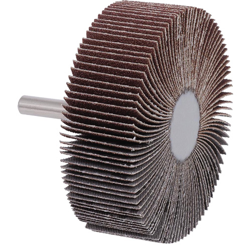 Shaft Mounted Flapwheel, A120 Grit, 3" x 1" x 1/4" Superchem Industries