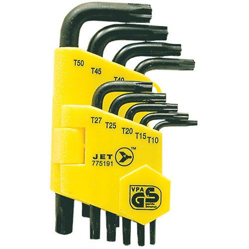 Jeu de cl&eacute;s inviolables JTK-9TP (9 morceaux), 9 mcx, Torx Superchem Industries