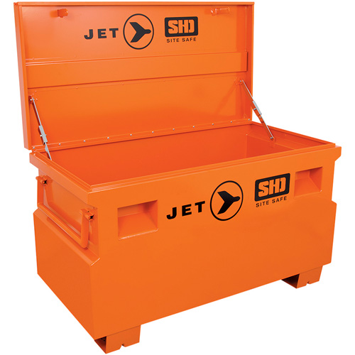 JSB-4824 Coffre &agrave; outils robuste pour le chantier, 48-1/8" x 24-1/8" x 28-3/8", Acier, Orange Superchem Industries