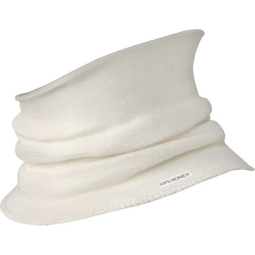 C207 Neck Warmer & Wind Guard, White, Nomex&reg; Superchem Industries
