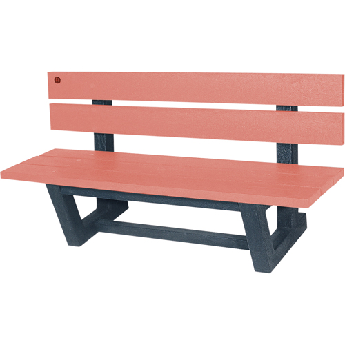 Bancs de parc d'ext&eacute;rieur, Plastique recycl&eacute;, 60" lo x 22-13/16" la x 29-13/16" h, S&eacute;quoia Superchem Industries