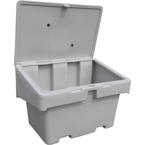 Contenants pour sel & sable SOS, 48" x 33" x 34", 18,5 pi³, Gris Superchem Industries