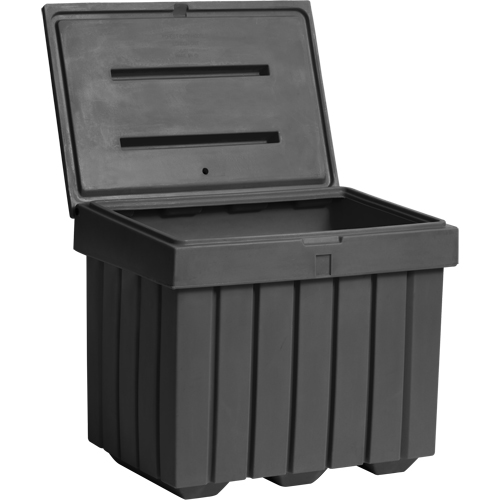 Conteneur d'entreposage &eacute;conomique pour sel/sable, 32" x 23" x 27-1/2", 10 pi³, Gris Superchem Industries