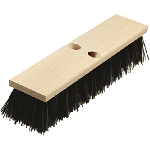 Heavy-Duty Street Broom, 14", Coarse/Stiff, Polypropylene Bristles Superchem Industries