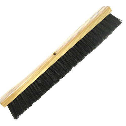 Heavy-Duty Shop Broom, 24", Coarse/Stiff, Tampico/Wire Bristles Superchem Industries