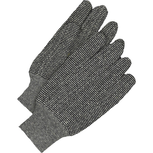 Gants en jersey classiques, Taille unique, Poivre et sel, Non doubl&eacute;, Poignet en tricot Superchem Industries
