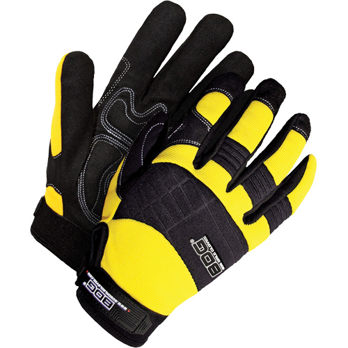 Gants performants &agrave; usage intensif avec paumes coussin&eacute;es, Paume Synth&eacute;tique, Taille T-Grand Superchem Industries