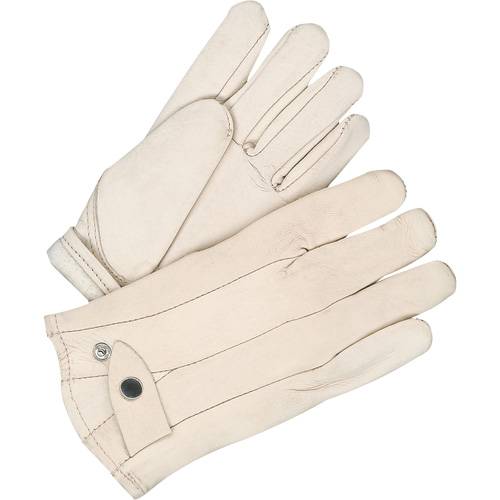 Gants classiques de cordeur, 10, Paume Cuir fleur de vache, Doubleure Molleton Superchem Industries