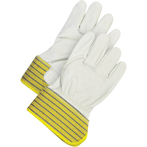 Gants d'ajusteur classiques, Grand, Paume en Cuir fleur de vache, Doublure en Molleton Superchem Industries